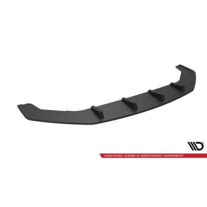 Maxton Design "Street Pro" spoiler pod přední nárazník pro Volkswagen Jetta Mk7 GLI, plast ABS bez povrchové úpravy, s černou a červenou linkou