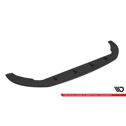 Maxton Design "Street Pro" spoiler pod přední nárazník pro Volkswagen Polo GTI Mk6 Facelift, plast ABS bez povrchové úpravy