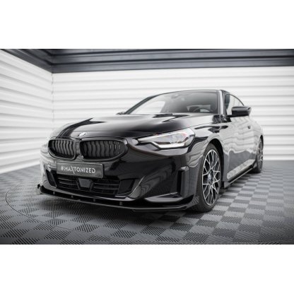 Maxton Design "Street Pro" spoiler pod přední nárazník s křidélky pro BMW řada 2 G42 Standard, plast ABS bez povrchové úpravy