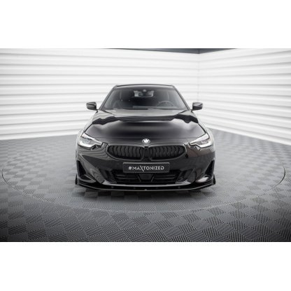 Maxton Design "Street Pro" spoiler pod přední nárazník s křidélky pro BMW řada 2 G42 Standard, plast ABS bez povrchové úpravy