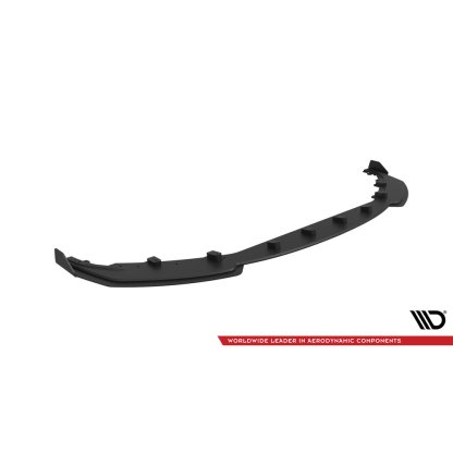 Maxton Design "Street Pro" spoiler pod přední nárazník s křidélky ver.1 pro BMW M2 G87, plast ABS bez povrchové úpravy, s červenou linkou
