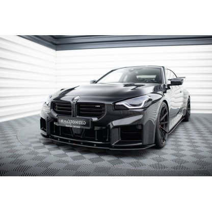 Maxton Design "Street Pro" spoiler pod přední nárazník ver.1 pro BMW M2 G87, plast ABS bez povrchové úpravy