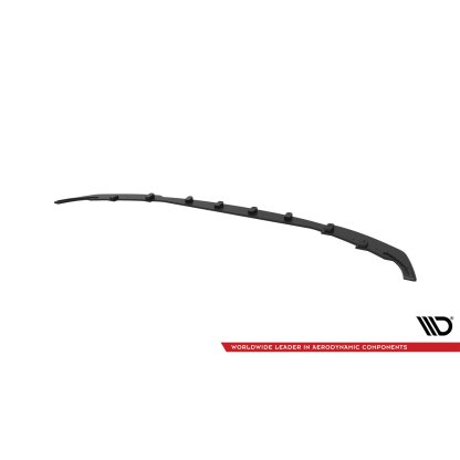 Maxton Design "Street Pro" spoiler pod přední nárazník ver.1 pro BMW M2 G87, plast ABS bez povrchové úpravy, s červenou linkou