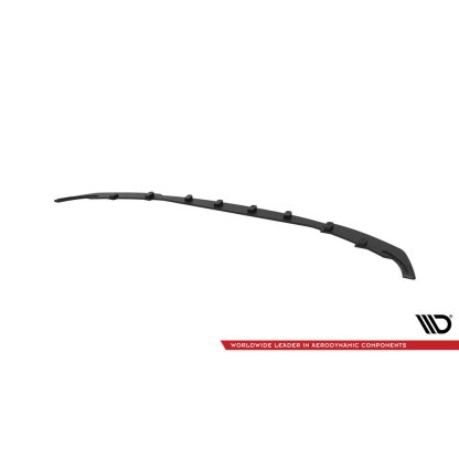 Maxton Design "Street Pro" spoiler pod přední nárazník ver.1 pro BMW M2 G87, plast ABS bez povrchové úpravy, s červenou linkou