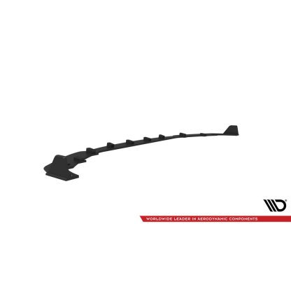 Maxton Design "Street Pro" spoiler pod přední nárazník ver.2 pro BMW M2 G87, plast ABS bez povrchové úpravy, s červenou linkou