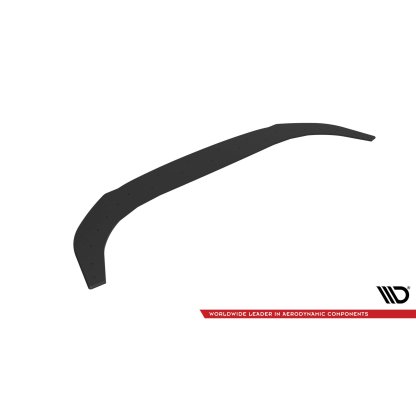 Maxton Design "Street Pro" spoiler pod přední nárazník ver.2 pro Volkswagen Golf GTI Mk8 Facelift, plast ABS bez povrchové úpravy, s černou a červenou linkou