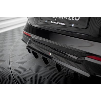 Maxton Design vložka zadního nárazníku pro BMW řada 2 G42 Standard, černý lesklý plast ABS