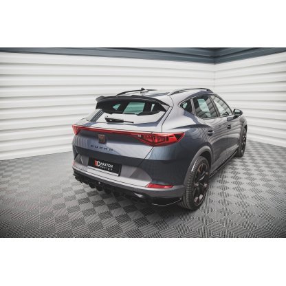 Maxton Design vložka zadního nárazníku pro Cupra Formentor, černý lesklý plast ABS