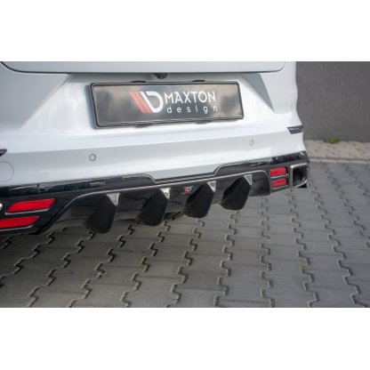 Maxton Design vložka zadního nárazníku pro Kia Cee'd Mk 3/ProCeed GT, černý lesklý plast ABS