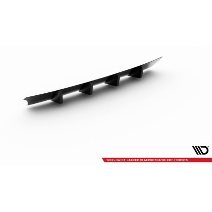 Maxton Design vložka zadního nárazníku pro Seat Leon Cupra Mk3 Facelift, carbon-Look, Combi