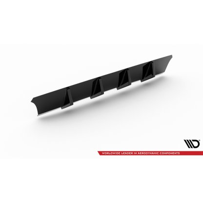 Maxton Design vložka zadního nárazníku pro Seat Leon Cupra Mk3 Facelift, carbon-Look, Combi