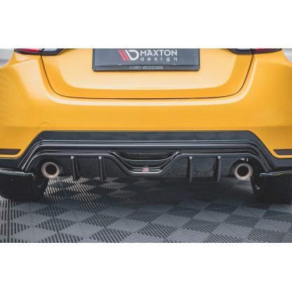 Maxton Design vložka zadního nárazníku pro Toyota GR Yaris Mk3, černý lesklý plast ABS