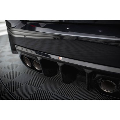 Maxton Design vložka zadního nárazníku ver.2 pro BMW M2 G87, černý lesklý plast ABS