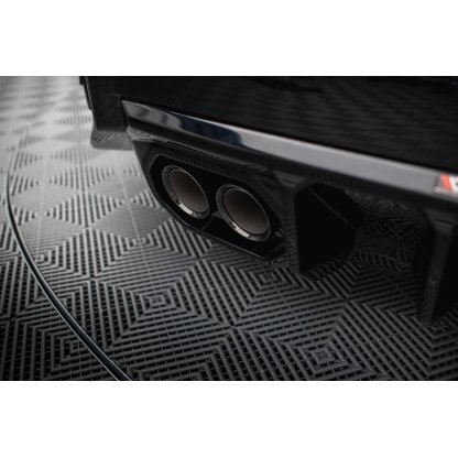 Maxton Design vložka zadního nárazníku ver.2 pro BMW M2 G87, černý lesklý plast ABS