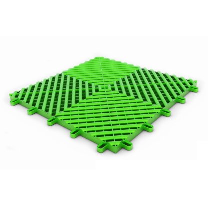 Maxton Floor modulární plastová podlaha, dlaždice 33,3 cm x 33,3 cm, barva: světle zelená