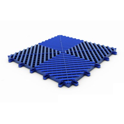 Maxton Floor modulární plastová podlaha, dlaždice 33,3 cm x 33,3 cm, barva: tmavě modrá