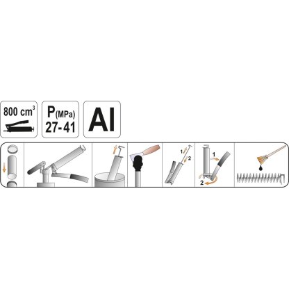 Maznice páková 800cm3, YATO