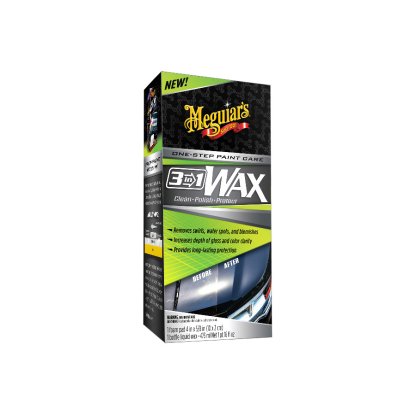 Meguiar's 3-in-1 Wax - leštěnka s voskem 3 v 1, 473 ml