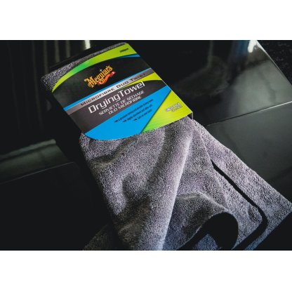 Meguiar's Duo Twist Drying Towel - extra hustý a savý sušicí ručník z mikrovlákna, 90 x 50 cm, 1 200 g/m2