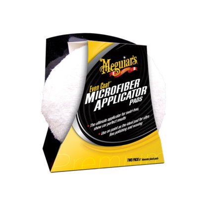 Meguiar's Even Coat Microfiber Applicator Pads - mikrovláknové aplikátory (2 kusy)