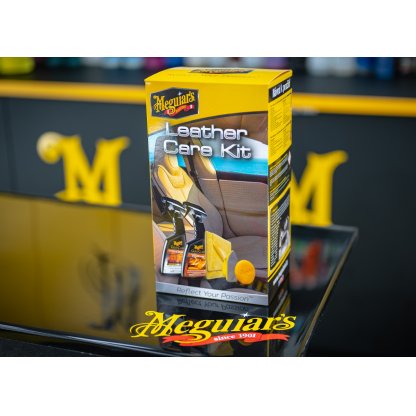 Meguiar's Leather Care Kit - kompletní sada na čištění a ochranu kožených povrchů