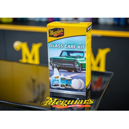 Meguiar's Perfect Clarity Glass Care Kit - sada na kompletní péči, leštění a ochranu skleněných povrchů