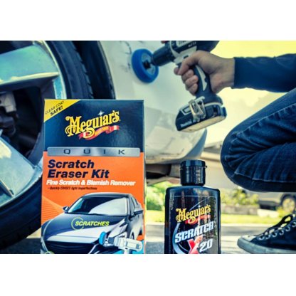 Meguiar's Quik Scratch Eraser Kit - sada pro lokální odstranění defektů laku