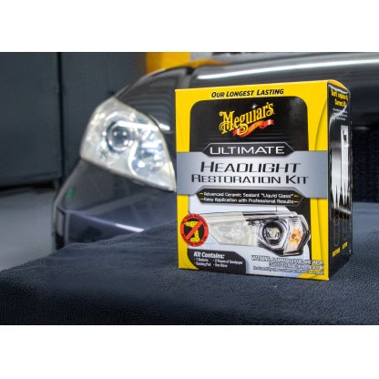 Meguiar's Ultimate Headlight Restoration kit - sada na renovaci světlometů