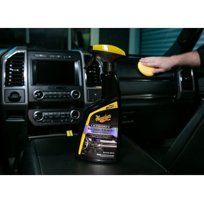 Meguiar's Ultimate Insane Shine Protectant - ochrana a lesk na plasty, vinyl a gumu, vysoký lesk, 473 ml