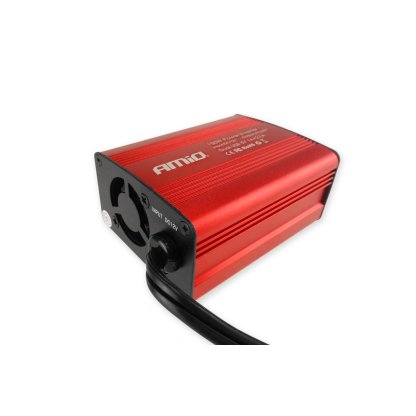 Měnič napětí AMiO 12V/230V, 150W/300W 2xUSB, 02468