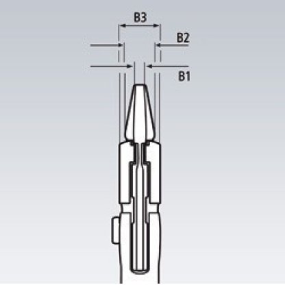 Mini kleštový klíč chromované 150 mm - 8605150