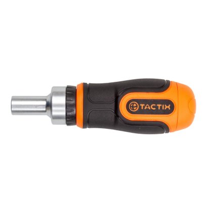 Mini ráčnový šroubovák 115 mm s bity, 6 ks - TC900063