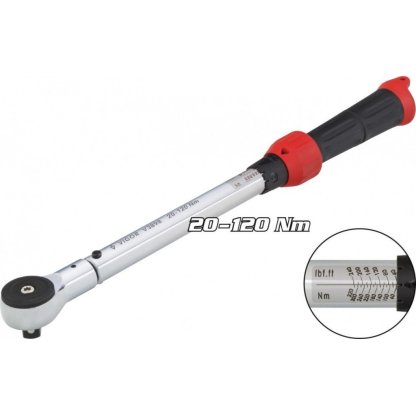 Momentový klíč 1/2” 20–120 Nm - VIGOR V3898