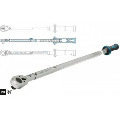 Momentový klíč 3/4" s US stupnicí, Hazet 6132-1CT - HA078455
