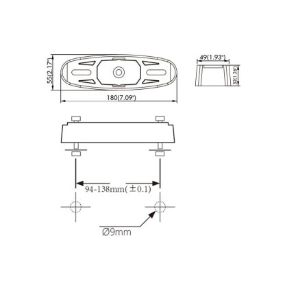 Montážní set pro LED rampy SRE911