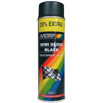 Motip Barva černá pololesk 500ml