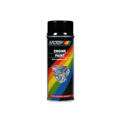 Motip Barva na motory černá 400ml