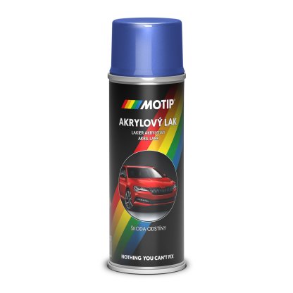 Motip Barva Škoda modrá race metalíza 200ml (SD9463)