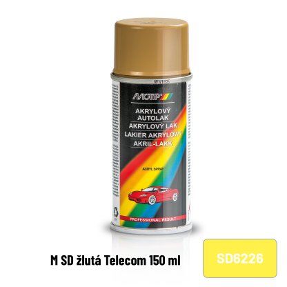 Motip Barva Škoda žlutá Telecom 150ml
