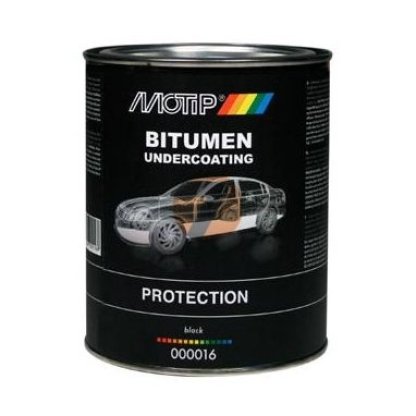 Motip Bitumen černý nepřelakovatelný, 1,3kg