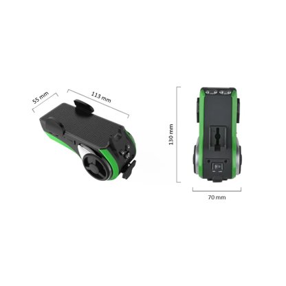 Multifunkční držák telefonu na kolo se zvukovým systémem, BT, USB, SD, AUX