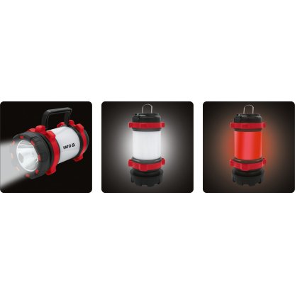 Multifunkční LED svítilna, 6 režimů, 380 lm - YT-08547