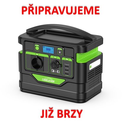 Nabíjecí stanice CARCLEVER - powerbanka, 140.000mAh, AC-500W