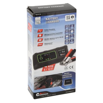 Nabíječka mikroprocesor 4Amp 6/12V PB/GEL max. 120Ah, 07145