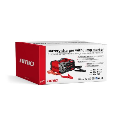 Nabíječka s funkcí Jump Start 12A 12/24V, 12V 75A, 02400