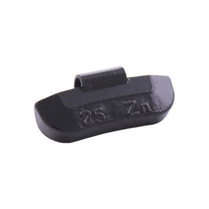 Naklepávací vyvažovací závaží (Zn) ASTA 25 g, černé - F13054