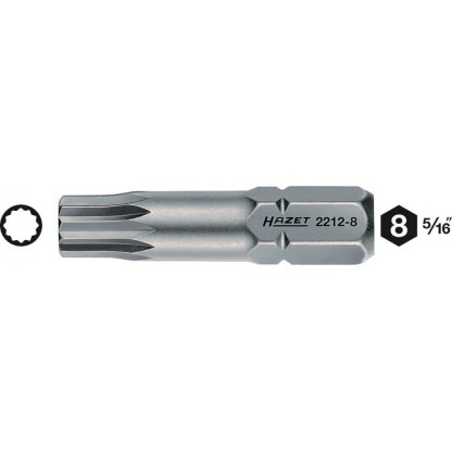 Nástavce (bity) 2212-8 Hazet