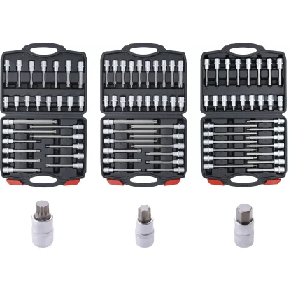 Nástrčné hlavice Imbus, TORX a XZN 1/2", sada 88 dílů - BGS