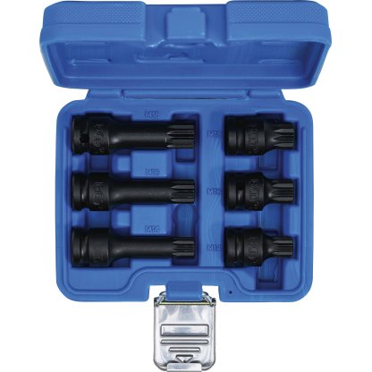 Nástrčné klíče 1/2", XZN, M14-M18, 6 ks - B5380