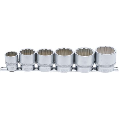 Nástrčné klíče, dvanáctihranné, 1/2 ", 6 ks, 24 - 38 mm - B70102